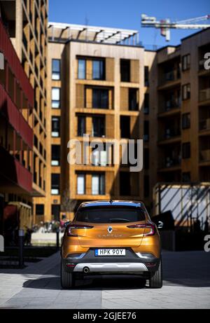 Renault Captur TCE 130 intens. Auto Foto: Pontus Lundahl / TT / Code 10050 Stockfoto