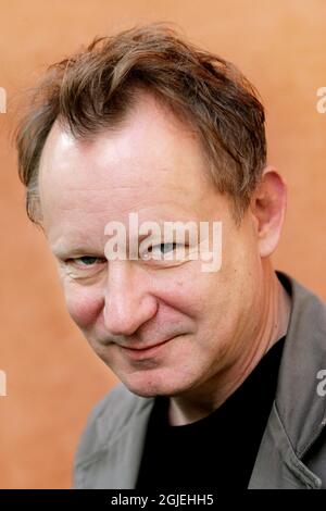 Der schwedische Schauspieler Stellan Skarsgard posiert für ein Foto in Stockholm Schweden Stockfoto
