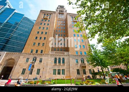 USA, Minnesota, Rochester, Mayo Clinic, Plummer Building Stockfoto