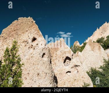 Cave Loop Trail, Kasha-Katuwe Tent Rocks National Monument, New Mexico Stockfoto