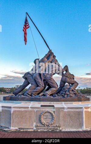 Iwo Jima Monument, Marine Core, Parris Island, South Carolina, USA Stockfoto