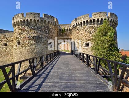 Belgrader Festung Kalemegdan, Belgrad, Serbien Stockfoto