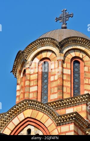 St Marks Kirche, Belgrad, Serbien Stockfoto