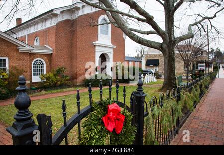 United Methodist Church in Middleburg, Stadt in Virginia, Loudoun County, USA. Stockfoto