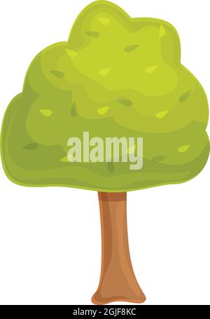 Garten Baum Symbol Cartoon-Vektor. Hedge man. Buchsenleiste Stock Vektor
