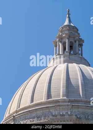 USA, Washington State, Olympia, Kuppel des Washington State Capitol Stockfoto