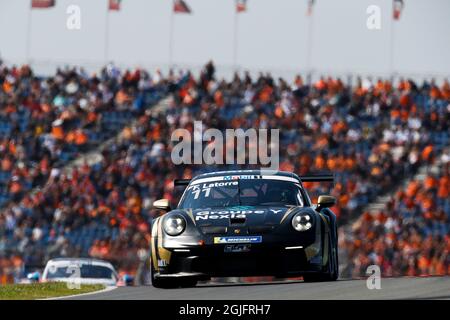 Zandvoort, Niederlande. September 2021. # 11 Florian Latorre (F, CLRT), Porsche Mobil 1 Supercup auf dem Circuit Zandvoort am 4. September 2021 in Zandvoort, Niederlande. (Foto von HOCH ZWEI) Quelle: dpa/Alamy Live News Stockfoto