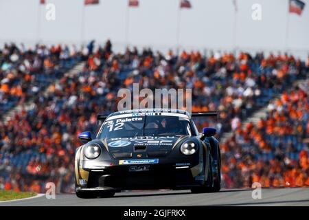 Zandvoort, Niederlande. September 2021. # 12 Steven Palette (F, CLRT), Porsche Mobil 1 Supercup auf dem Circuit Zandvoort am 4. September 2021 in Zandvoort, Niederlande. (Foto von HOCH ZWEI) Quelle: dpa/Alamy Live News Stockfoto