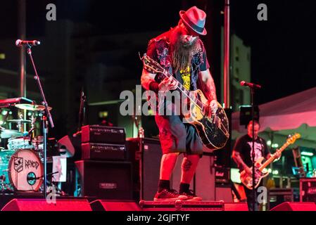 Rancid, Auftritt in Worcester Palladium Outdoors für Boston nach Berkeley II. Stockfoto