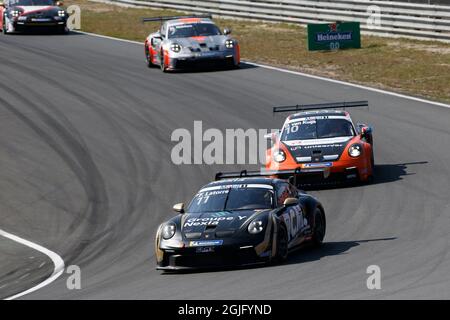 Zandvoort, Niederlande. September 2021. # 11 Florian Latorre (F, CLRT), Porsche Mobil 1 Supercup auf dem Circuit Zandvoort am 5. September 2021 in Zandvoort, Niederlande. (Foto von HOCH ZWEI) Quelle: dpa/Alamy Live News Stockfoto