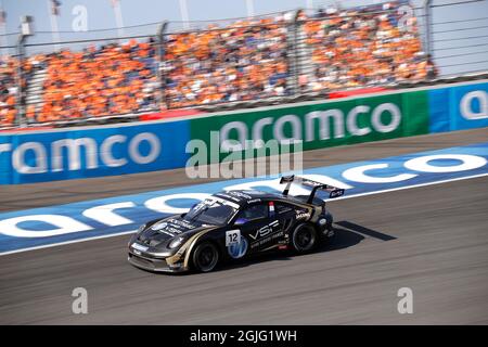 Zandvoort, Niederlande. September 2021. # 12 Steven Palette (F, CLRT), Porsche Mobil 1 Supercup auf dem Circuit Zandvoort am 5. September 2021 in Zandvoort, Niederlande. (Foto von HOCH ZWEI) Quelle: dpa/Alamy Live News Stockfoto