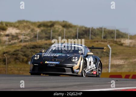 Zandvoort, Niederlande. September 2021. # 11 Florian Latorre (F, CLRT), Porsche Mobil 1 Supercup auf dem Circuit Zandvoort am 5. September 2021 in Zandvoort, Niederlande. (Foto von HOCH ZWEI) Quelle: dpa/Alamy Live News Stockfoto