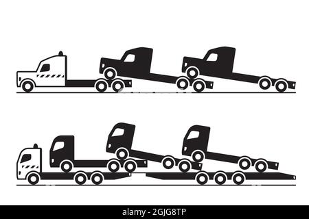 Traktorwagen – Vektorgrafik Stock Vektor