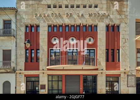 Buñol ist eine Gemeinde der Valencianischen Gemeinschaft, die sich im Landesinneren der Provinz Valencia in der Region La Hoya de Bunol, Spanien, befindet Stockfoto