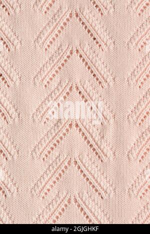 Struktur aus gestricktem Material als Hintergrund Stockfoto