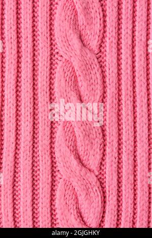 Struktur aus gestricktem Material als Hintergrund Stockfoto