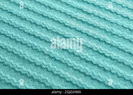 Struktur aus gestricktem Material als Hintergrund Stockfoto