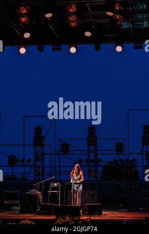 Gardone Riviera Italien 23 Juli 2021 Greta Zuccoli - live im Anfiteatro del Vittoriale City © Andrea Ripamonti / Alamy Stockfoto