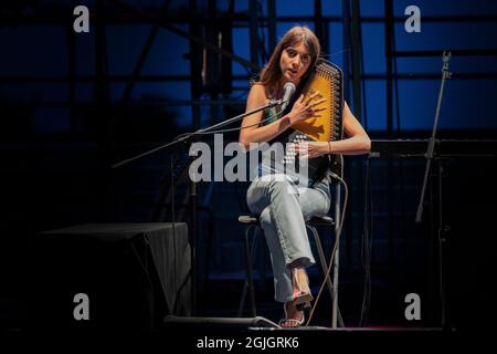 Gardone Riviera Italien 23 Juli 2021 Greta Zuccoli - live im Anfiteatro del Vittoriale City © Andrea Ripamonti / Alamy Stockfoto