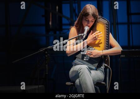 Gardone Riviera Italien 23 Juli 2021 Greta Zuccoli - live im Anfiteatro del Vittoriale City © Andrea Ripamonti / Alamy Stockfoto