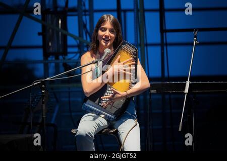 Gardone Riviera Italien 23 Juli 2021 Greta Zuccoli - live im Anfiteatro del Vittoriale City © Andrea Ripamonti / Alamy Stockfoto