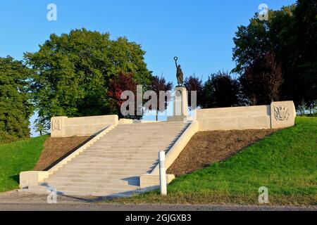 Das Missouri (35. US-Division) State Memorial in Cheppy (Meuse), Frankreich Stockfoto