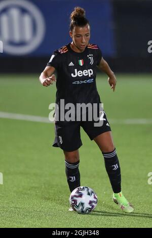 Turin, Italien, 9. September 2021. Arianna Caruso von Juventus während des UEFA Womens Champions League-Spiels im Juventus Training Center, Turin. Bildnachweis sollte lauten: Jonathan Moscrop / Sportimage Stockfoto