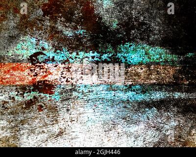 Schwarz Grunge Texturen Hintergrund. Abstract Grunge Texturen auf Not Wand im Dunkeln. Schmutzige Grunge Texturen Hintergrund mit Raum. Not-Stock-blac Stockfoto