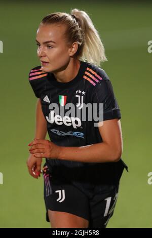 Turin, Italien, 9. September 2021. Matilde Lundorf von Juventus während des UEFA Womens Champions League-Spiels im Juventus Training Center, Turin. Bildnachweis sollte lauten: Jonathan Moscrop / Sportimage Stockfoto