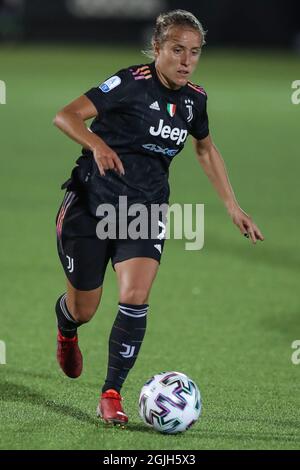 Turin, Italien, 9. September 2021. Valentina Cernoia von Juventus während des UEFA Womens Champions League-Spiels im Juventus Training Center, Turin. Bildnachweis sollte lauten: Jonathan Moscrop / Sportimage Stockfoto