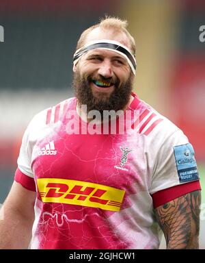 Aktenfoto vom 15-05-2021 von Harlequins' Joe Marler. Ausgabedatum: Freitag, 10. September 2021. Stockfoto