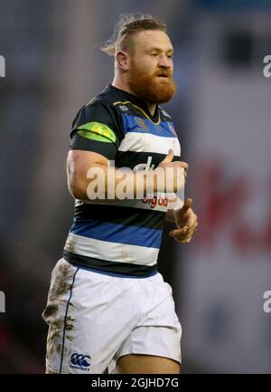 Aktenfoto vom 29-11-2015 vom Bath Rugby's Ross Batty Ausgabedatum: Freitag, 10. September 2021. Stockfoto