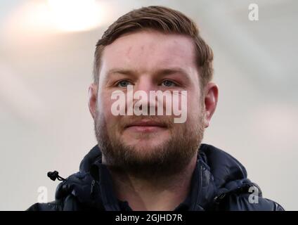 Datei-Foto vom 31-01-2018 des schottischen Rugby-Spielers Jon Welsh nach einer Pressekonferenz in der Oriam Sportanlage in Edinburgh. Ausgabedatum: Freitag, 10. September 2021. Stockfoto