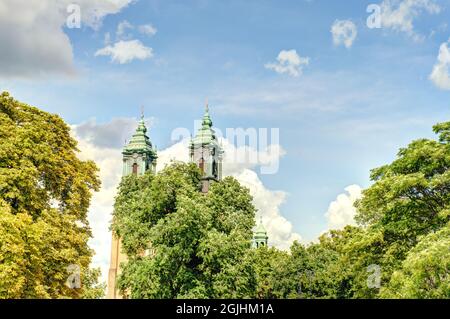 Poznan Cathdral Island, HDR-Bild Stockfoto