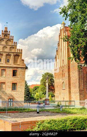Poznan Cathdral Island, HDR-Bild Stockfoto