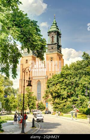 Poznan Cathdral Island, HDR-Bild Stockfoto
