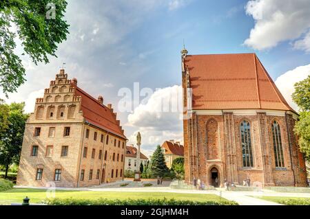 Poznan Cathdral Island, HDR-Bild Stockfoto