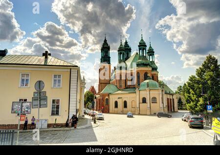 Poznan Cathdral Island, HDR-Bild Stockfoto