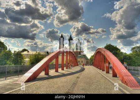 Poznan Cathdral Island, HDR-Bild Stockfoto
