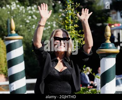 Venedig, Italien. September 2021. Anastacia kommt im Excelsior Hotel Peer während der 78. Internationalen Filmfestspiele von Venedig am 10. September 2021 in Venedig an. Foto von Marco Piovanotto/ABACAPRESS.COM Quelle: Abaca Press/Alamy Live News Stockfoto