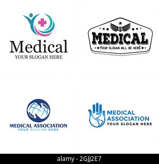 Logo der Medical Global Care Foundation Stock Vektor