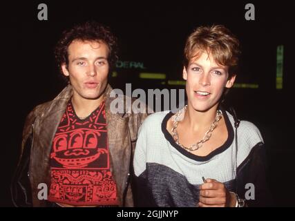 Jamie Lee Curtis und Adam Ant um 1984 Credit: Ralph Dominguez/MediaPunch Stockfoto