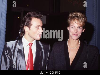 Jamie Lee Curtis und Adam Ant um 1984 Credit: Ralph Dominguez/MediaPunch Stockfoto