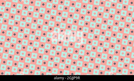 Abstrakte nahtlose Muster , Quadrate und Diamanten Muster, Hintergrund, Quadrate und Diamanten abstraktes Muster, bunt, nahtlose Quadrate und Diamanten Stockfoto