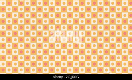 Abstrakte nahtlose Muster , Quadrate und Kreise Muster, Hintergrund, Quadrate abstraktes Muster, bunt, nahtlose Quadrate und Kreise abstrakt Stockfoto