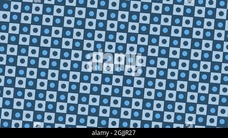 Abstrakte nahtlose Muster , Quadrate und Kreise Muster, Hintergrund, Quadrate abstraktes Muster, bunt, nahtlose Quadrate und Kreise abstrakt Stockfoto