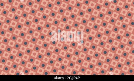 Abstrakte nahtlose Muster , Quadrate und Kreise Muster, Hintergrund, Quadrate abstraktes Muster, bunt, nahtlose Quadrate und Kreise abstrakt Stockfoto