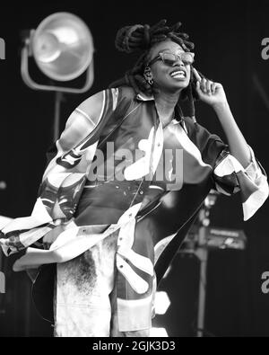 Little Simz - Ende des Road Festivals 2021 Stockfoto