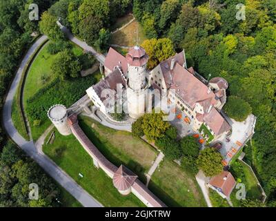 Draufsicht von der Altenburg in Bamberg Stockfoto