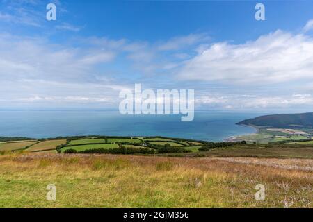 Lynton & Lynmouth, ein viktorianisches Küstenresort an der Küste von North Devon, das für seine Standseilbahn berühmt ist Stockfoto